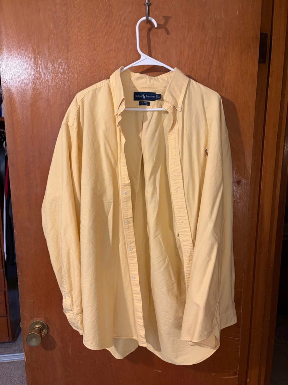 Ralph Lauren Men’s Yellow Button-Down Shirt